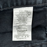 Carhartt Double Knee Carpenter Pants - 39W 30L Black Cotton