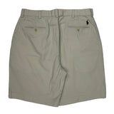 Polo By Ralph Lauren Chino Shorts - 33W 8L Beige Cotton