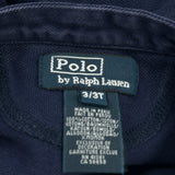 Age 3 Polo By Ralph Lauren Long Sleeve T-Shirt - 3XS Navy Cotton