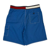 Tommy Hilfiger Sport Shorts - Large Blue Nylon