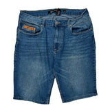 Rocawear Denim Shorts - 34W 11L Blue Denim