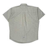 Chaps Ralph Lauren Short Sleeve Shirt - Large Beige Cotton