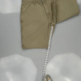 Unbranded Carpenter Shorts - 34W 10L Beige Cotton