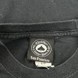 Skateboarding Thrasher Graphic T-Shirt - Small Black Cotton