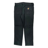 Carhartt Carpenter Trousers - 36W 32L Black Cotton Blend