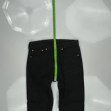 501 Levis Jeans - 32W 29L Black Cotton