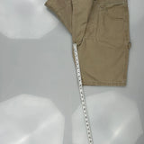 Wrangler Carpenter Shorts - 30W 10L Beige Cotton