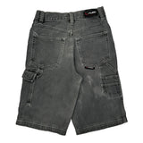 Fubu Cargo Shorts - 26W 12L Gray Cotton