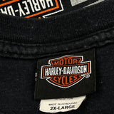 Lawless Renton Harley Davidson Graphic T-Shirt - 2XL Black Cotton