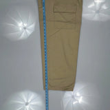 Tommy Jeans Cargo Trousers - 33W 28L Beige Cotton