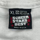 Key West, Florida U.S.A. Screen Stars Graphic T-Shirt - XL White Cotton Blend