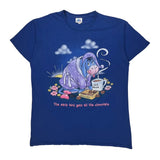 Eeyore Character From Winnie The Pooh Disney Cartoon T-Shirt - XL Blue Cotton