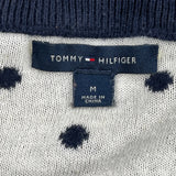 Tommy Hilfiger Polka Dot Jumper - Medium Navy Cotton