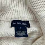 Age 6 Ralph Lauren Zip Up - XS Cream Cotton