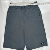 Dickies Chino Shorts - 31W 11L Gray Cotton Blend