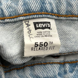 Levis Denim Shorts - 30W 10L Light Wash Cotton