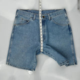 Wrangler Denim Shorts - 34W 9L Blue Denim