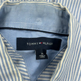 Tommy Hilfiger Striped Shirt - Medium Blue Cotton