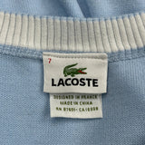 Lacoste V-Neck Sweater - 2XL Blue Cotton