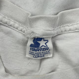 Green Bay Packers Starter Nfl T-Shirt - Large White Cotton