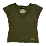 Gainesville Harley Davidson Harley Davidson Graphic T-Shirt - Small Green Cotton