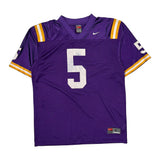Lsu Tigers Nike Football Jersey - Large Purple Polyester