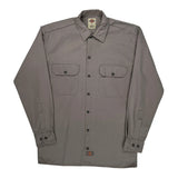 Dickies Shirt - Small Gray Polyester Blend