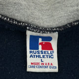 Made In USA Russell Athletic 1/4 Zip - Large Blue Cotton