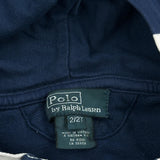 Age 1.5 Polo By Ralph Lauren Striped Rugby Shirt - 2XS Navy Cotton
