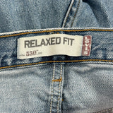 Levis 550 Jeans - 32W 30L Light Wash Cotton