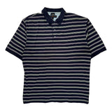 Tommy Hilfiger Striped Polo Shirt - XL Navy Cotton