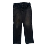 Levis Jeans - 32W 31L Black Cotton