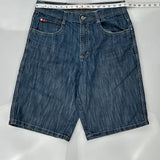Southpole Denim Shorts - 36W 12L Blue Cotton Blend