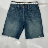 Levis Denim Shorts - 30W 10L Blue Denim
