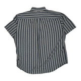 Tommy Hilfiger Checked Short Sleeve Shirt - XL Blue Cotton