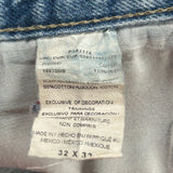 Dickies Double Knee Carpenter Jeans - 32W 26L Blue Cotton