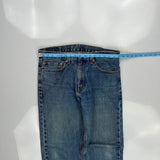 505 Levis Jeans - 34W 32L Blue Cotton