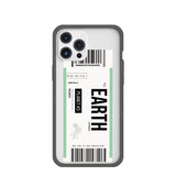 Clear Earthbound iPhone 12 Pro Max Case With Black Ridge