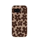 Chocolate Brown Earthy Blooms Google Pixel 9a Case