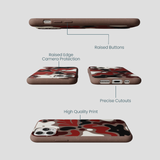 Chocolate Brown Earthy Curves iPhone 11 Pro Case