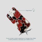Chocolate Brown Earthy Curves iPhone 12 Mini Case