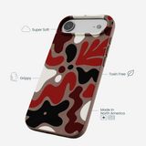Chocolate Brown Earthy Curves iPhone Air Case