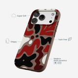 Chocolate Brown Earthy Curves iPhone 17 Pro Case