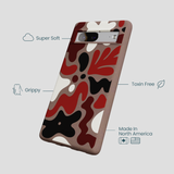 Chocolate Brown Earthy Curves Google Pixel 7 Case