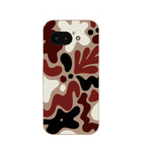 Chocolate Brown Earthy Curves Google Pixel 9a Case