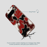 Chocolate Brown Earthy Curves Google Pixel 9/9 Pro Case