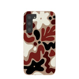 Chocolate Brown Earthy Curves Samsung Galaxy S23+(Plus) Case