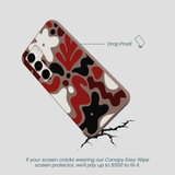 Chocolate Brown Earthy Curves Samsung Galaxy S23 Case