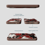 Chocolate Brown Earthy Curves Samsung Galaxy S23 Case