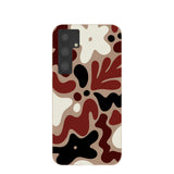 Chocolate Brown Earthy Curves Samsung Galaxy S24+(Plus) Case